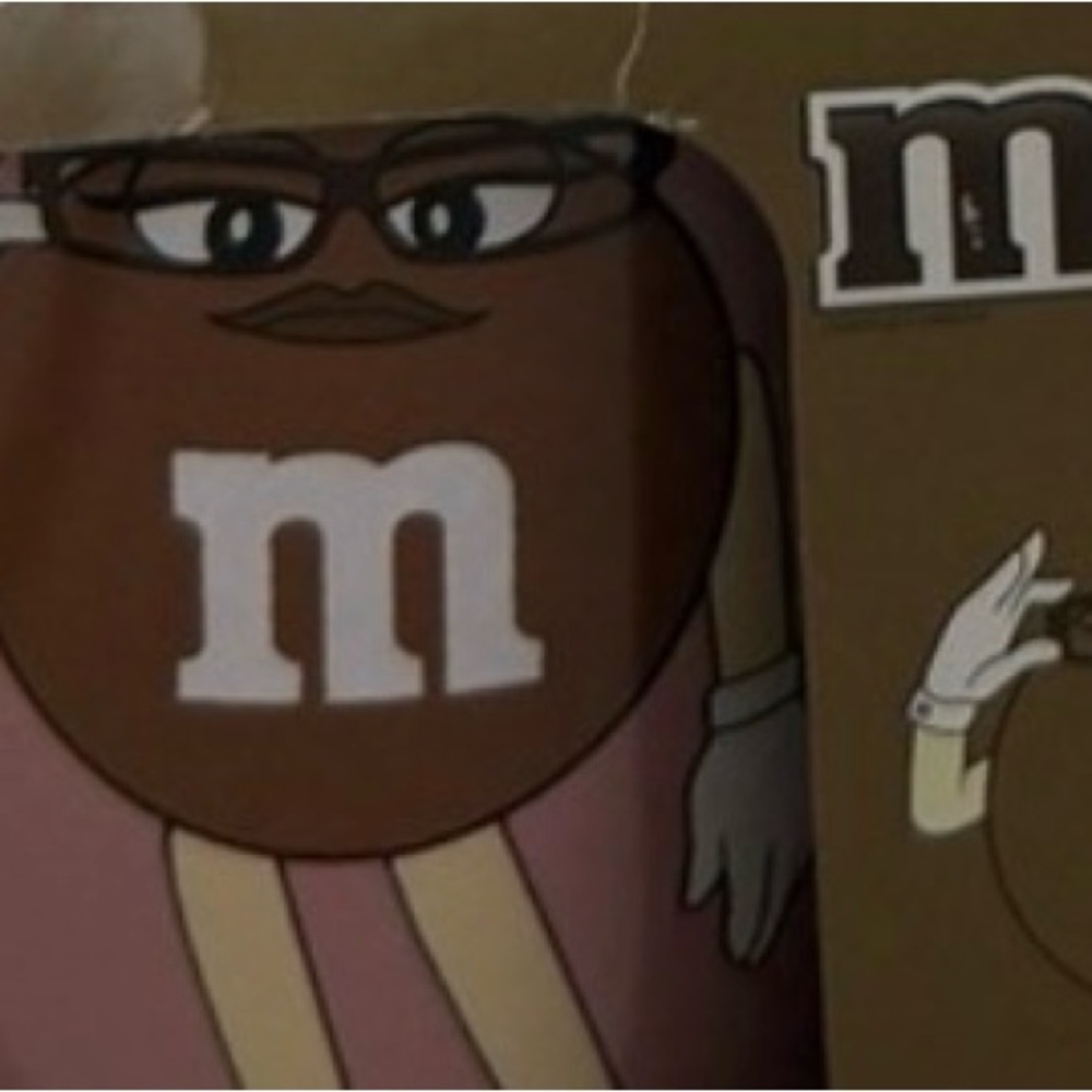Brown M&M Character Poster